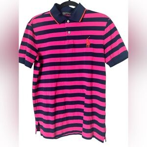 Polo Golf Ralph Lauren Shirt Medium Striped Big‎ Pony